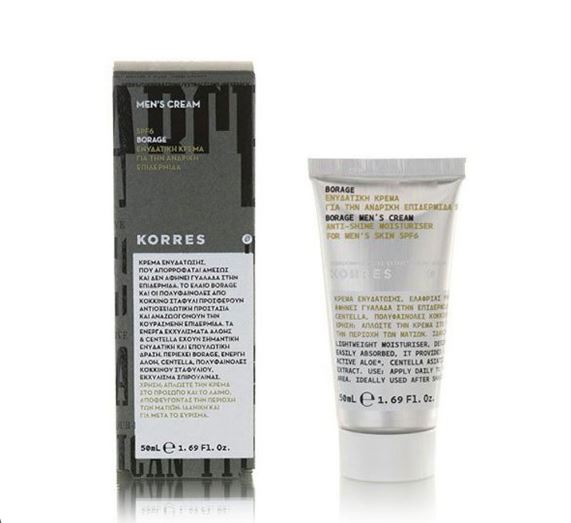 korres men's cream Κρέμα Ημέρας με spf 6