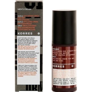 korres men's cream Σφένδαμος Αντιρυτιδική & Συσφικτική Κρέμα Προσώπου/Ματιών