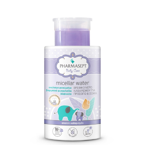 PHARMASEPT Baby Care Micellair Water Βρεφικό Νερό Καθαρισμού Πρόσωπο & Σώμα 300ml