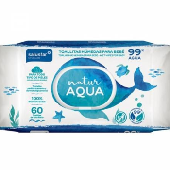 SALUSTAR aqua baby wet wipes