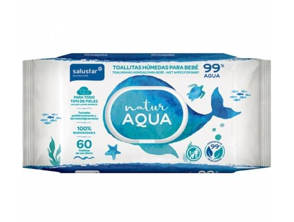 SALUSTAR aqua baby wet wipes