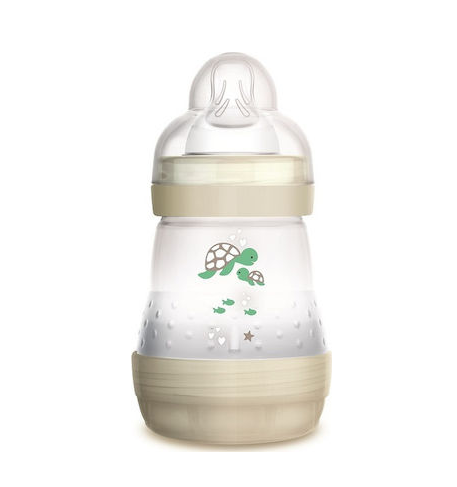 MAM Πλαστικό Μπιμπερό Easy Start Anti-Colic Deep Sea Κατά των Κολικών με Θηλή Σιλικόνης 160ml για 0+ μηνών Μπεζ