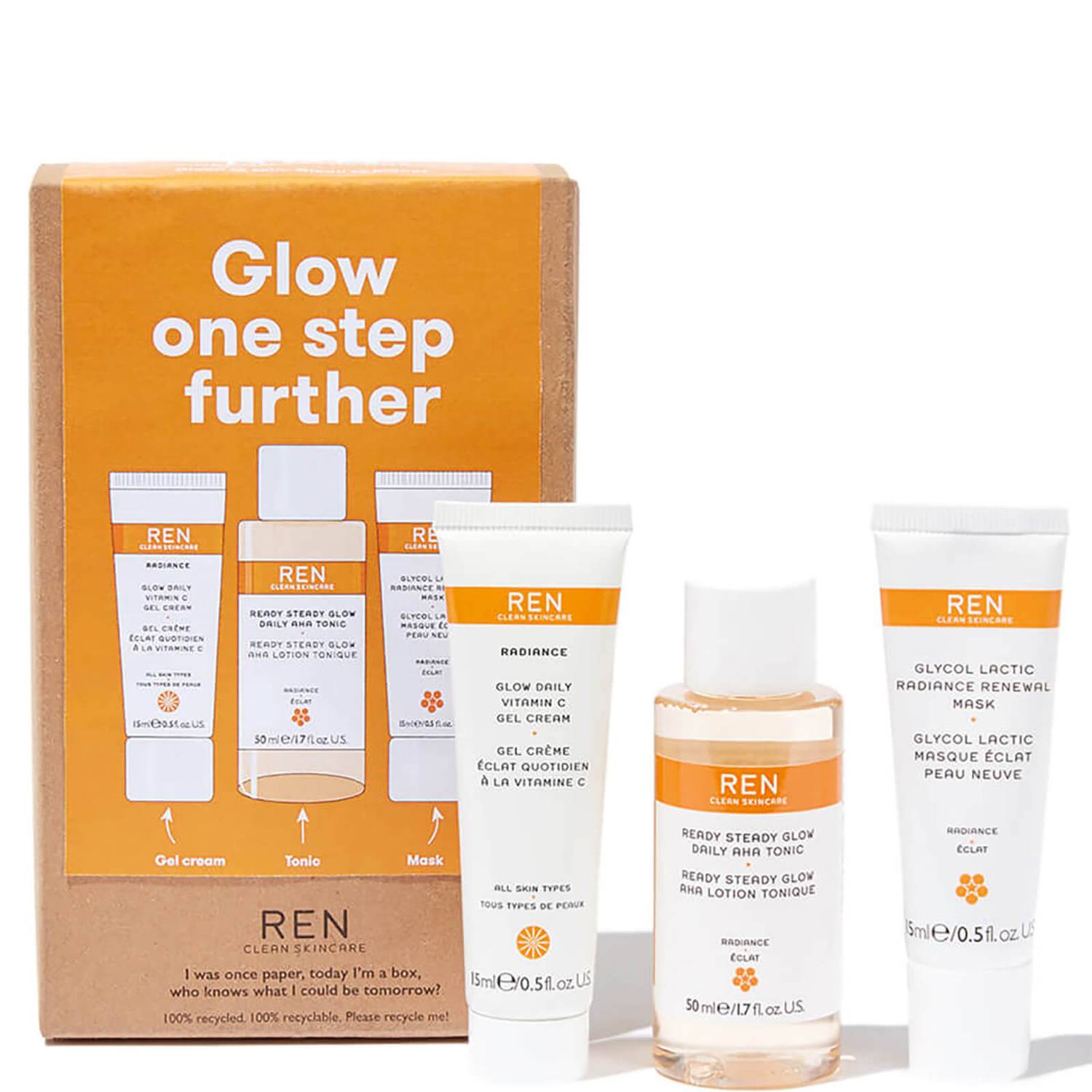 REN Glow One Step Further Radiance Kit