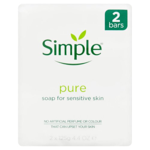 SIMPLE Pure Soap Pack of 2