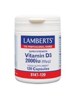 LAMBERTS Vitamin D 2000iu 120caps