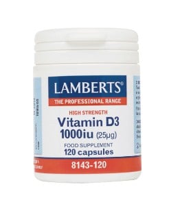 LAMBERTS Vitamin D3 1000iu 120caps