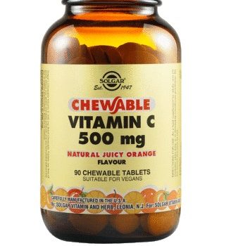 SOLGAR Vitamin C 500 mg Chewable Tablets