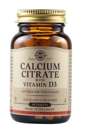 SOLGAR Calcium Citrate with Vitamin D3