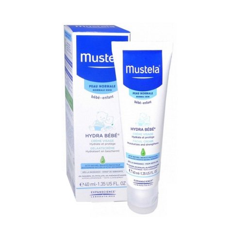 MUSTELA Κρέμα Ενυδάτωσης Προσώπου Hydra Bébé 40ml