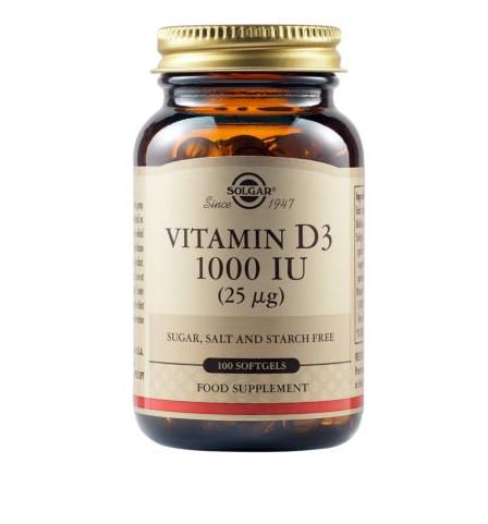 SOLGAR Vitamin D3 1000 IU (25 µg)
