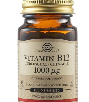 SOLGAR Vitamin B12 1000 µg Chewable Nuggets