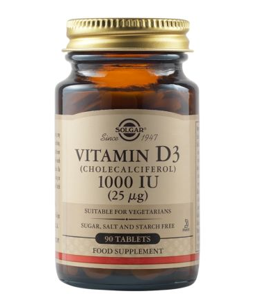 SOLGAR Vitamin D3 (Cholecalciferol) 1000 IU (25 µg)
