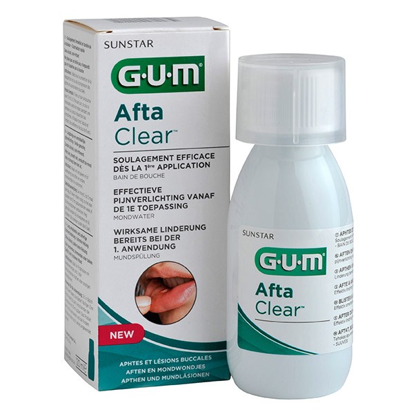 GUM Afta Clear Mouthwash 120ml