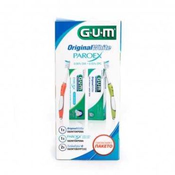 GUM Original White & Paroex 0,06% SET