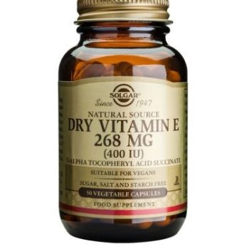 SOLGAR Natural Source Dry Vitamin E 268 mg (400 IU)