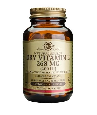 SOLGAR Natural Source Dry Vitamin E 268 mg (400 IU)