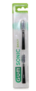 GUM Sonic Daily Soft 4110 Ανταλλακτικές Κεφαλές για Ηλεκτρική Οδοντόβουρτσα
