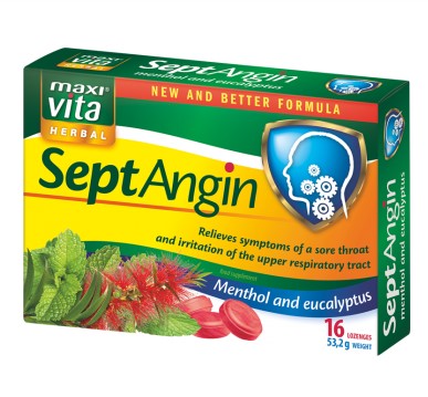SeptAngin με γεύση Μενθόλη και Ευκάλυπτος