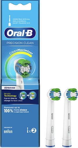 ORAL-B PRECISION CLEAN ΑΝΤΑΛΛΑΚΤΙΚΑ ΒΟΥΡΤΣΑΚΙΑ 2ΤΜΧ