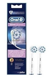 Oral-B Sensi Ultra Thin Ανταλλακτικές Κεφαλές για Ηλεκτρική Οδοντόβουρτσα 2τμχ