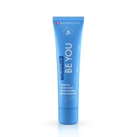 curaprox be you gentle everyday whitening Οδοντόκρεμα για Πλάκα & Τερηδόνα 60ml