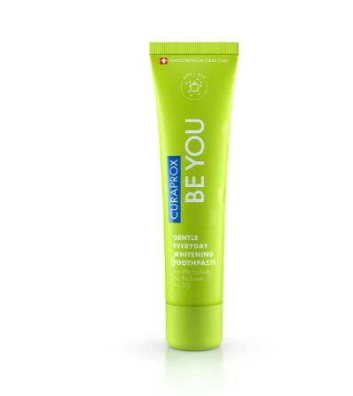 curaprox be you gentle everyday whitening Οδοντόκρεμα για Ευαίσθητα Δόντια , Πλάκα & Τερηδόνα apple & aloe 60ml