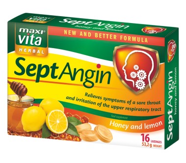 SeptAngin με Γεύση Μέλι και Λεμόνι