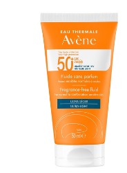 avene Λεπτόρρευστη Αντηλιακή Κρέμα Προσώπου xωρίς Άρωμα Για Το Κανονικό/Μικτό Δέρμα spf50+ 50ml