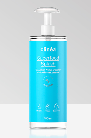 clinea superfood splash micellar water