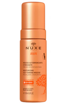 nuxe moisturizing self tanning mousse