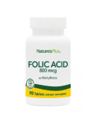 nature's plus folic acid 800 mcg 90 tabs