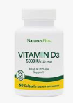 nature's plus vitamin d3 5000 iu 60 softgels