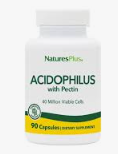nature's plus acidophilus with pectin 90 veg.caps