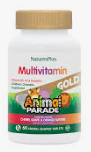 nature's plus animal parade gold assorted cherry orange grape 60 animal tabs