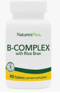 nature's plus b complex with rice bran 90 tabs