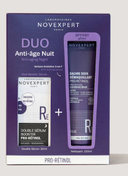 novexpert promo pro retinol dual booster serum Σετ Περιποίησης για Αντιγήρανση, Ενυδάτωση & Καθαρισμό Προσώπου 2τμχ